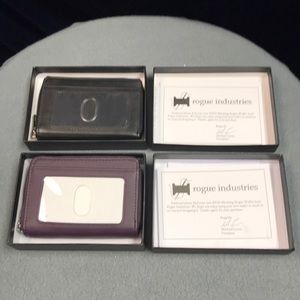 New Rogue RFID Shielded Leather Wallet (2 colors)